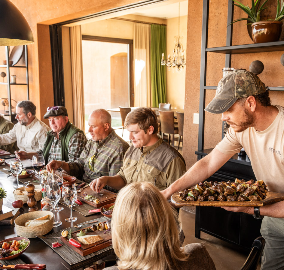 Gourmet Argentine dining at Guayascate Lodge, Córdoba