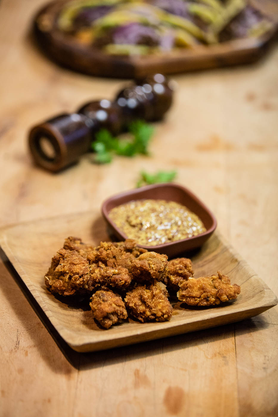 Pigeons Battered in corn cereal