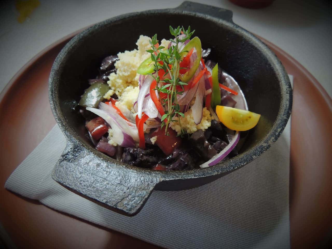 Lamb stew with couscous